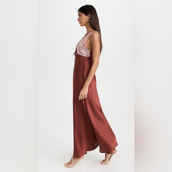 Free People Pink and Rust Maxi Dress - Picture 3 of 4